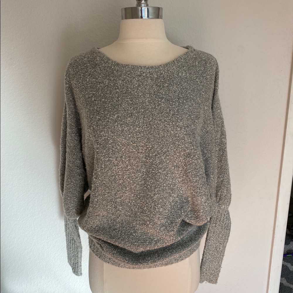 Kensie Gray Knit Sweater